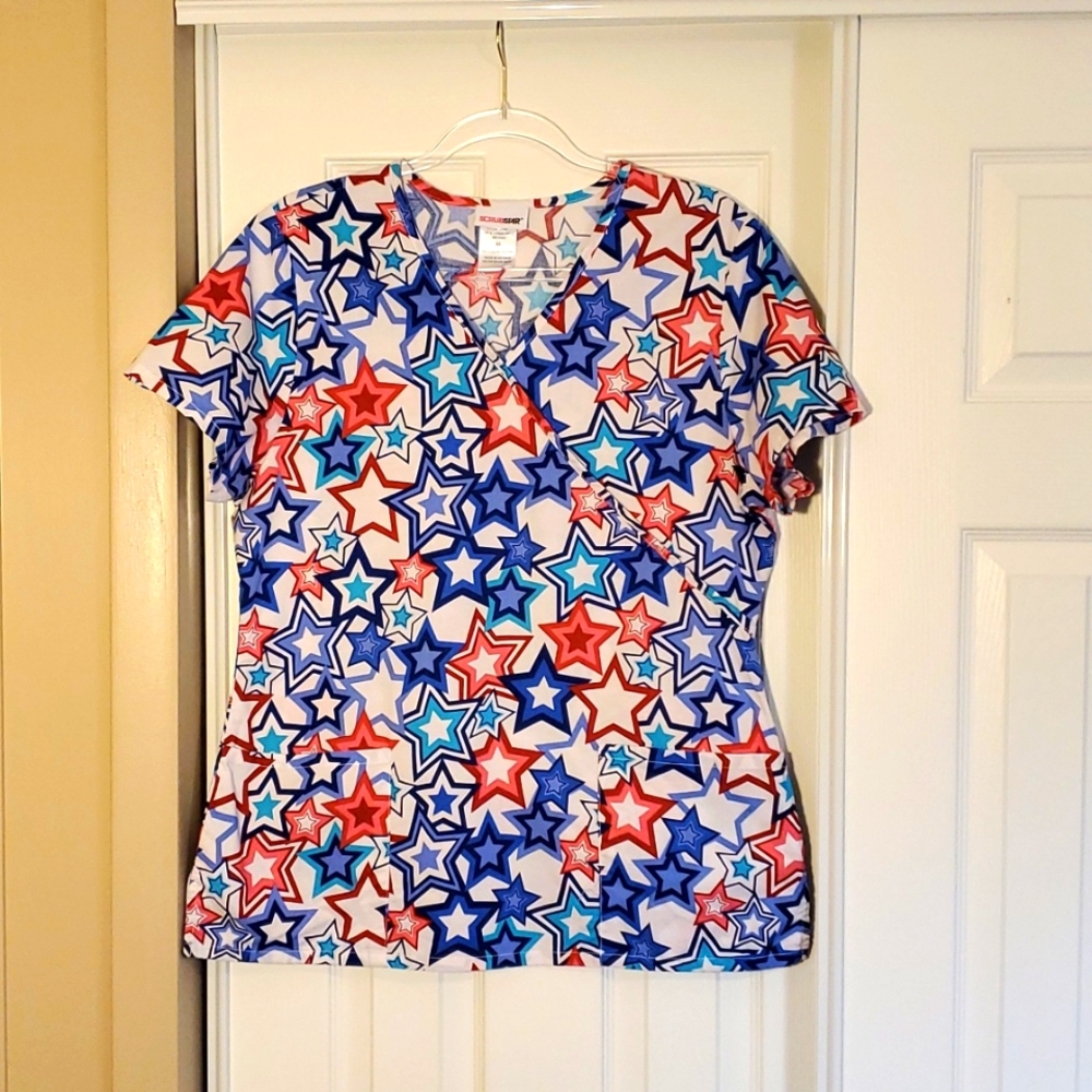 Scrub Top Sz Med